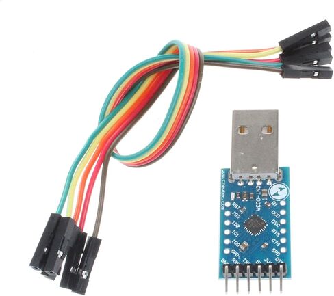 NOYITO CP2104 محول تسلسلي USB 2.0 إلى TTL UART وحدة محول تسلسلي مع كابلات (عبوة من 2) in Saudi Arabia