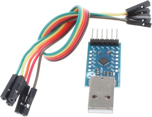 NOYITO CP2104 محول تسلسلي USB 2.0 إلى TTL UART وحدة محول تسلسلي مع كابلات (عبوة من 2) in Saudi Arabia
