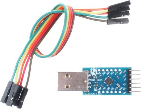 NOYITO CP2104 محول تسلسلي USB 2.0 إلى TTL UART وحدة محول تسلسلي مع كابلات (عبوة من 2) in Saudi Arabia