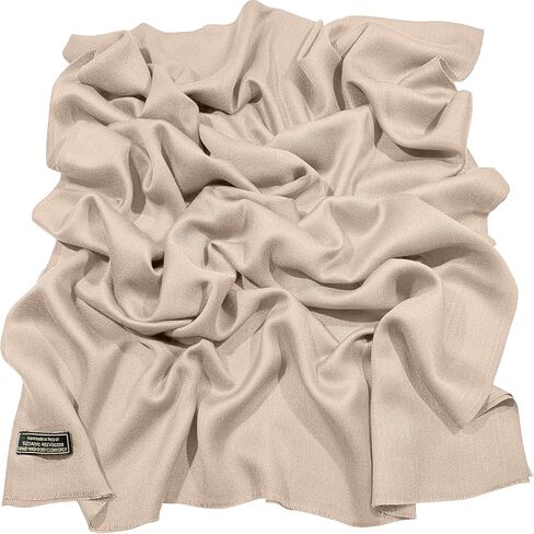 Solid Color Design Fringe Shawl Scarf Wrap Stole Throw Head Wrap Face Cover Pashmina NEW in Saudi Arabia