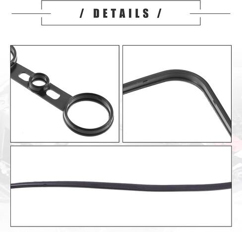 Motoforti Engine Valve Cover Gasket Seal, for Toyota Camry Corolla RAV4, Rubber, 11213-28021, Black in Saudi Arabia