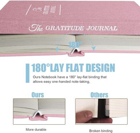 التأكيدات اليومية لمجلة الامتنان مع مخطط حياة بسيط غير مؤرخ، دليل خمس دقائق للمخطط اليومي، من أجل المزيد من السعادة والإيجابية والتأكيد واليقظة والعناية الذاتية (أبيض) in Kuwait