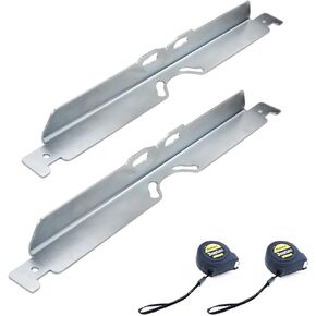 Wheel Alignment Tool Plates, Stainless Steel Toe Alignment Plate, Wheel Angle Alignment Tools for Car, Truck, SUV, and Vehicle, Includes 2 Tape Measures
