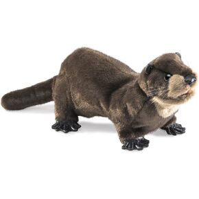 Folkmanis River Otter Hand Puppet, Brown, 1 EA