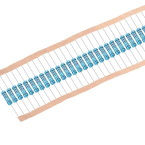 uxcell 30Pcs 0.22 Ohm Resistor, 2W 1% Tolerance Metal Film Resistors, Lead, 5 Bands for DIY Electronic Projects and Experiments