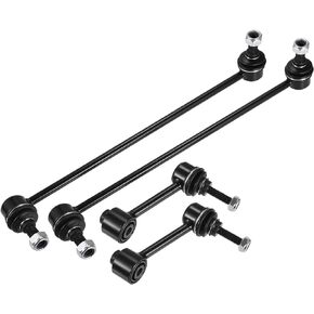 ACROPIX Front Rear Sway Bar Link Stabilizer Bar End Link Fit for Audi A3 - Pack of 4 Black