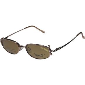 747 Womens/Ladies Designer Full-rim Sunglass Lens Clip-Ons Rhinestones Flexible Hinges Eyeglasses/Eye Glasses