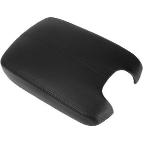 ASAPE Center Console Cover Arm Rest Lid Leather Suture for Honda Accord 2008 2009 2010 2011 2012 (Black)