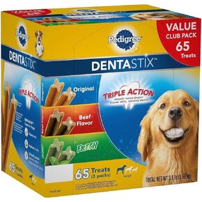 Pedigree Dentastix 65 Piece Variety Pack, 3.5 Pound
