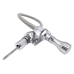 HAHAHA -Flex Transmission Dipstick Th350 Stainless Braided Hose Compatible with GM/Chevy TH350/TH400 (Silver)