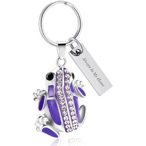 Cremation Jewelry Urn Keychain for Ashes for Pet Human Frog