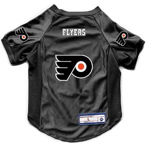 Littlearth NHL Philadelphia Flyers Stretch Pet Jersey for Large Dogs, Team Color, Big Dog