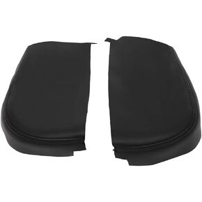 ECCPP Leather Armrest Center Console Lid Cover for Acura MDX 2007 2008 2009 2010 2011 2012 2013 Center Console Lid Armrest Cover Black
