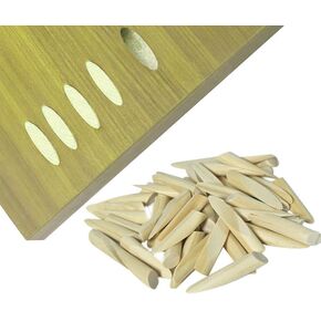50-Pack Solid Wood Pocket Hole Plugs Pine Pocket Hole Plugs Woodworking Inclined Hole Pocket Hole Plugs