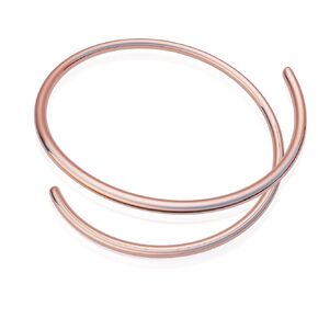 Double Spiral Nose Hoop - 14k Rose Gold Double Nose Ring - Handmade Thin 20gauge Spiral Nose Hoop