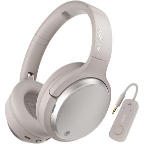 Sky Eon - Bluetooth Active Noise-Canceling Headphones for Airplane Travel & Mobile Phone with Wireless Adapter, ANC & Ambient Mode, Spacious & Comfortable Earpads, 45hr Playtime