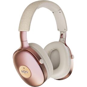 House of Marley Positive Vibration XL ANC: Noise Cancelling Over-Ear Headphones with Microphone, Wireless Bluetooth Connectivity, and 26 Hours of Playtime, Copper