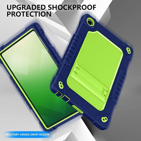 for Walmart Onn 10.4 Tablet Pro 2023 (Model:100110603) Case,Shockproof Kids Friendly Rugged Hybrid Case(with Kickstand) for Walmart Onn 10.4" Tablet Pro 2023(Model:100110603) (Navy/Green) in Kuwait