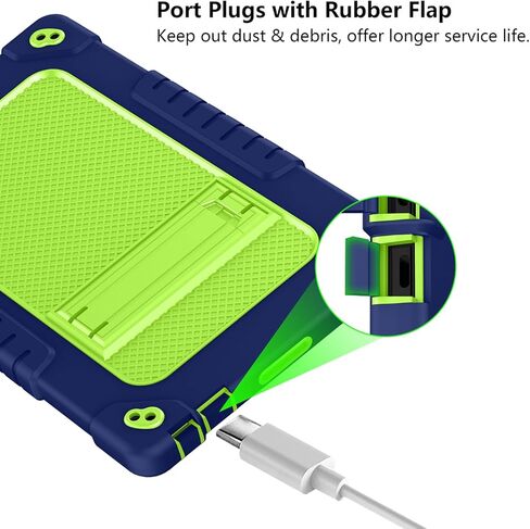 for Walmart Onn 10.4 Tablet Pro 2023 (Model:100110603) Case,Shockproof Kids Friendly Rugged Hybrid Case(with Kickstand) for Walmart Onn 10.4" Tablet Pro 2023(Model:100110603) (Navy/Green) in Kuwait