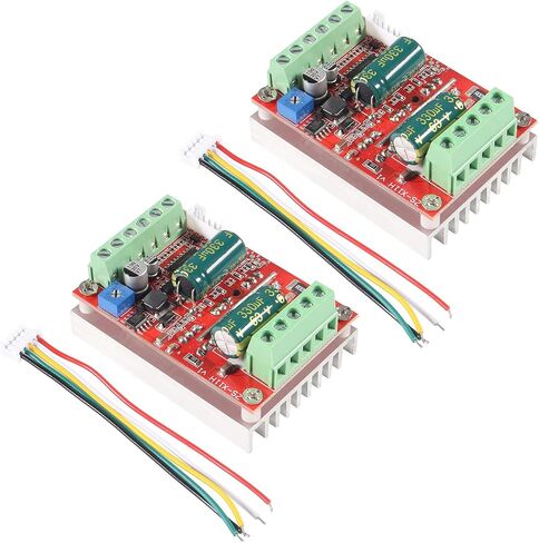 2PCS DC 6-60V 400W BLDC Three-Phase DC Brushless Motor Controller PWM Hall Motor Control Driver Board 12V 24V 48V in Saudi Arabia