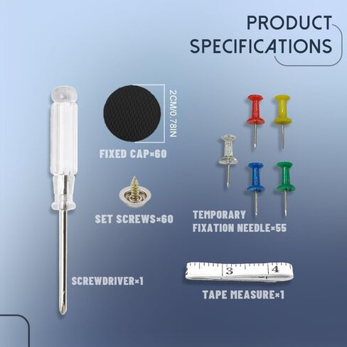 Car Roof Headliner Repair Kit, Roof Flannelette Fixed Buckle with Installation Tool, Auto Roof Snap Rivets Retainer for Interior Ceiling Cloth Fixing Repair Buckle Fit All Cars (Fleece Beige) in Saudi Arabia