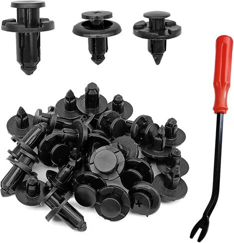 7mm 8mm 10mm Push Type Retainer Fasteners Rivets Clips Compatible with Subaru Replace for 90914-0007, 90913-0067, 90914-0051 (100PCS) in Saudi Arabia