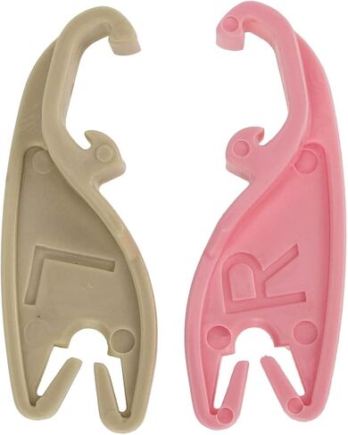 10pcs / 5 Sets Door Lock Pawl Retainer Clips for Ford Taurus & Sable 1986-On for Lincoln for Mercury E6DZ-5421971-A & E6DZ-5421970-A Fastener Clips Left & Right Side Light Brown & Pink Nylon in Saudi Arabia