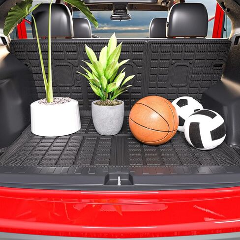 Cargo Mat Backrest Mat Compatible with 2018-2024 Chevy Equinox GMC Terrain Cargo Liners Replacement for 2018-2024 Chevy Equinox/GMC Terrain Accessories (Trunk Mat+Backrest Mat) in Saudi Arabia