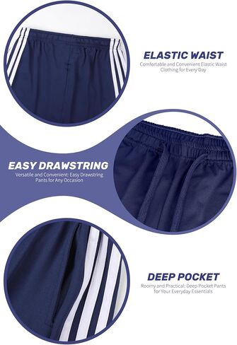Resinta 6 Pack Youth Boys' Athletic Shorts Boys Basketball Shorts with Pockets Quick Dry Active Running Shorts in Saudi Arabia