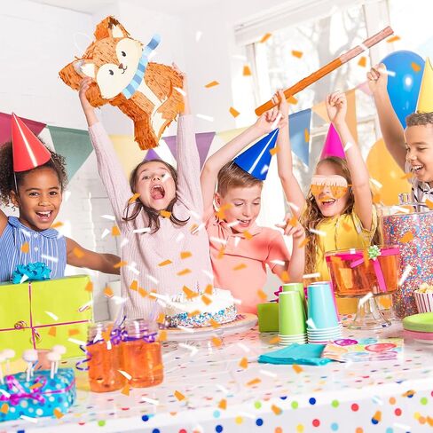 الثعلب بيناتا الخريف الخريف بيناتا حفلة عيد الشكر بيناتا مع عصابة العينين والخفافيش والقصاصات لديكور عيد الشكر في الخريف لعبة دعامة الحفلات in Saudi Arabia