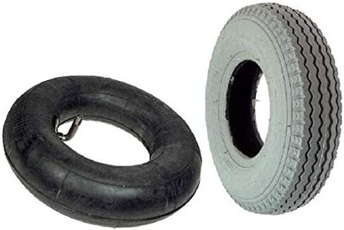 AlveyTech 2.80/2.50-4 (9"x3") Mobility Tire and Inner Tube Set with Power Edge Sawtooth Tread in Saudi Arabia