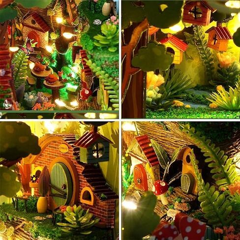 The Missing Piece ,DIY Fire Fly Forest Book Nook Kit, Led Lights, Book Nook kit in Saudi Arabia