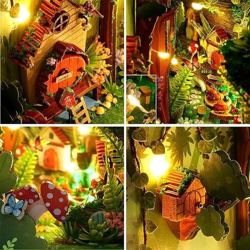The Missing Piece ,DIY Fire Fly Forest Book Nook Kit, Led Lights, Book Nook kit in Saudi Arabia
