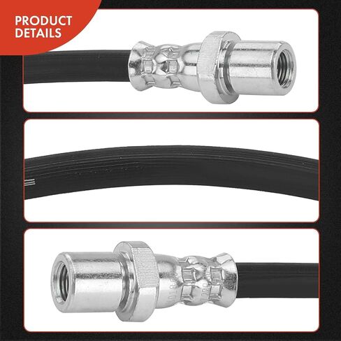 خرطوم هيدروليكي للسائق الخلفي والراكب A-Premium متوافق مع موديلات Subaru - Forester 1998 1999 2000 2001 2002 2.5L، مع فرامل طبلة خلفية - استبدال # 26550FC000 (عبوة من قطعتين) in Saudi Arabia