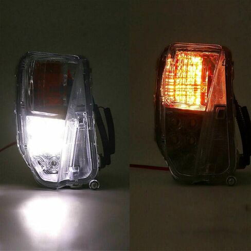 Pair Front Fog Light Turn Signal Lamp - Compatible with Prius 2012-2015 8151147060 8152147060 Clear in Saudi Arabia