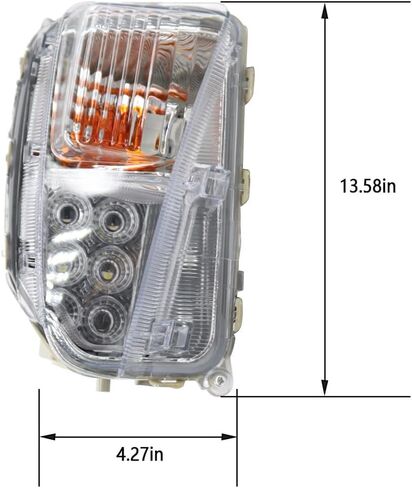 Pair Front Fog Light Turn Signal Lamp - Compatible with Prius 2012-2015 8151147060 8152147060 Clear in Saudi Arabia