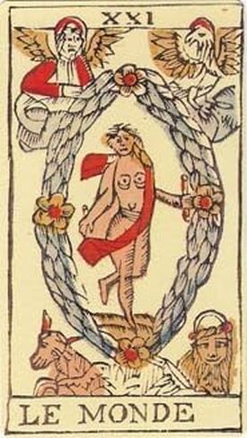 مجموعة Tarot de Marseille الأصلية مع حقيبة مخملية وكتاب دليل رقمي in Kuwait