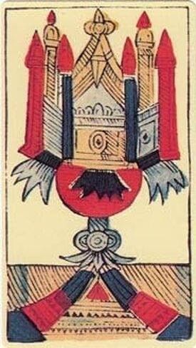 مجموعة Tarot de Marseille الأصلية مع حقيبة مخملية وكتاب دليل رقمي in Kuwait