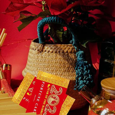 Chinese New Year, 2023 Year of The Rabbit Party Scratch Off Fortune Cards, Lottery Cards, Teller Fortune Cards for Spring Festival Lunar New Year Party Supplies, 30 Count… in Saudi Arabia