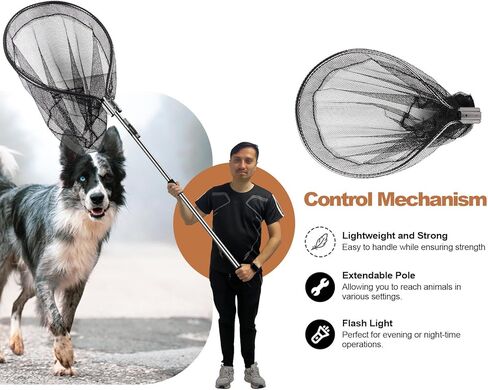 شبكة صيد الكلاب، شبكة صيد الحيوانات، شبكة مصيدة الحياة البرية للدواجن، شبكة صيد سمك التونة للكلاب والقطط والدجاج والأوز والبط والشوك والراكون والطيور والأسماك والتونة - شديدة التحمل in Kuwait