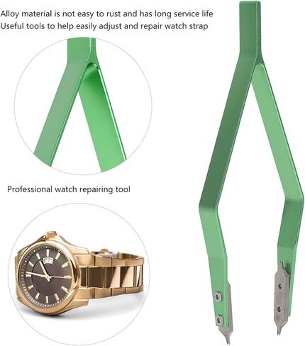 ملاقط إزالة شريط الزنبرك، أداة شريط زنبركي دقيقة من سبيكة الساعة، أداة احترافية لإصلاح الساعات، أداة تركيب إزالة العروة لصانعي الساعات والمصلحين in Kuwait