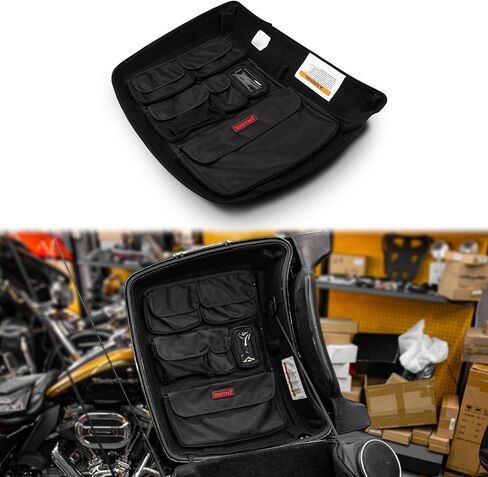 منظم غطاء حزمة الجولة لعام 2014-2023 من Touring Road Glide Road King Electra Glide Street Glide وTri Glide نماذج مجهزة بأمتعة King أو المفرومة Tour-Pak in Kuwait