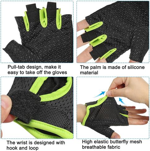 PATIKIL Fishing Gloves Breathable Fingerless Sun Protection Gloves for Men Women Rowing Kayaking Cycling Hiking in Saudi Arabia