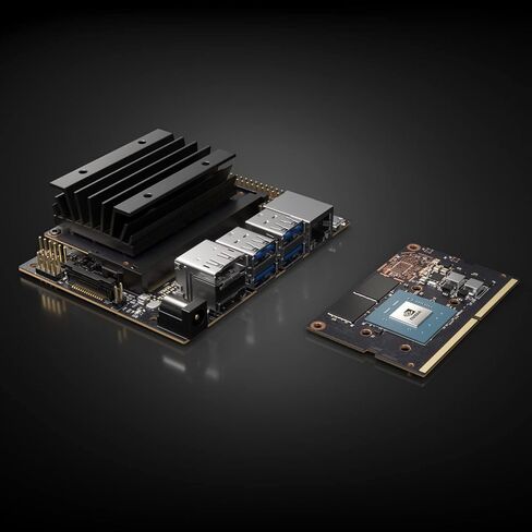 Yahboom Jetson Nano N-VIDIA لوحة التطوير الرسمية مع علبة من سبائك الألومنيوم IMX219 كاميرا 7 بوصة تعمل باللمس مجموعة أدوات تطوير ROS توفر دورات برمجة ROS (مجموعة فاخرة لمطور Jetson Nano BO1) in Kuwait