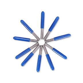 10Pcs Engraving Bits, 30 Degree 3.175mm 1/8" Shank, Triangular V-Bit, CNC Router Spindle Carving Bits for Lettering Sign Making 2D&3D Sculpture on Wood Acrylic PVC MDF