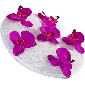 L'ouve Fascinators for Women Tea Party Headband Kentucky Derby Hats Cocktail Flower Mesh Feathers Headwear