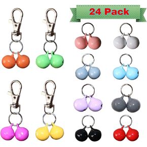 أجراس طوق القطط من rypet (24 حزمة)، أقوى وأعلى أجراس طوق الكلب، دلايات ساحرة لتدريب الجرس على طوق قلادة للكلاب والقطط الأليفة in Kuwait