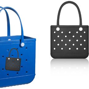 سحر LBF متوافق مع Bogg Bag Charms Bogg Bag Accessories PVC المطاط إدراج سحر لقم حمل الشاطئ