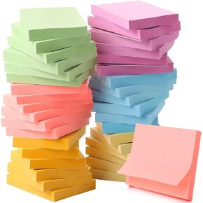Mr. Pen- Sticky Notes, Bright Neon Colors, 1.5x2 inch, 2160 Sheets, Small Sticky Notes, Colored Sticky Notes, Mini Sticky Notes, Sticky Notes Small, Sticky Notes 1.5 X 2, Bulk Sticky Notes