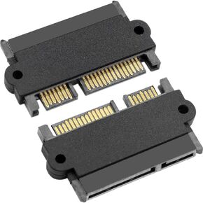 2 Pack SATA to Slim, SATA 22Pin Female to Slim 13Pin Male Adapter, Slimline SATA Adapter Sata 15 + 7 Pin to Slim 7 + 6 Pin Converter for 2.5" HDD